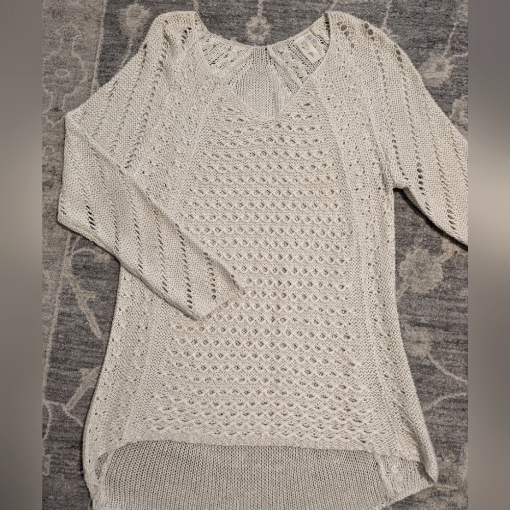 Loose knit sweater